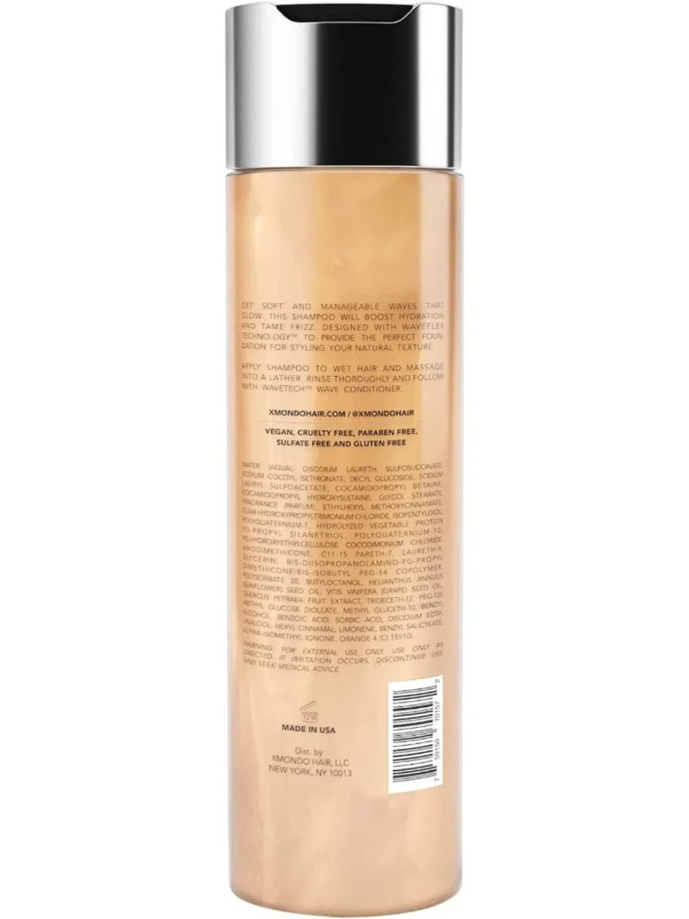 Vegan Wave Shampoo & Conditioner Set | Tame Frizz & Enhance Wavy Hair, 8oz Each